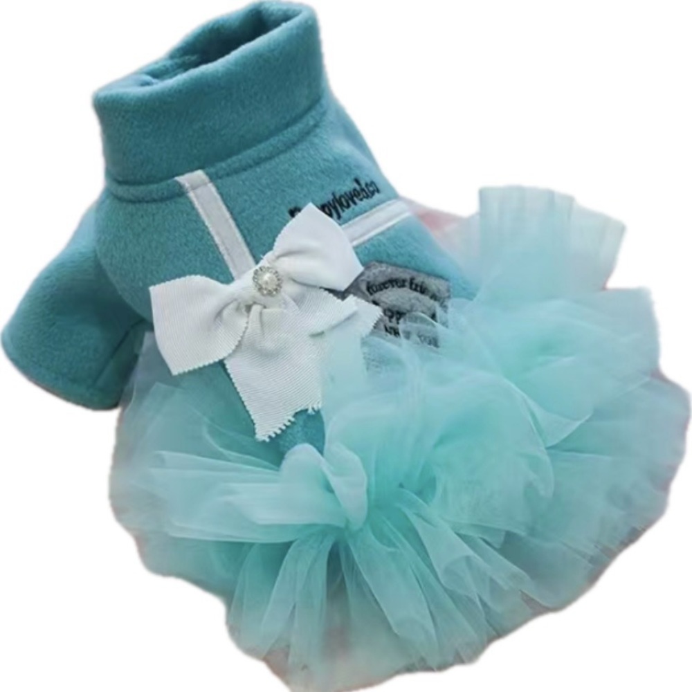 Sniffany & Co. blue  Princess Tutu Dress Tiffany for Dogs NWT